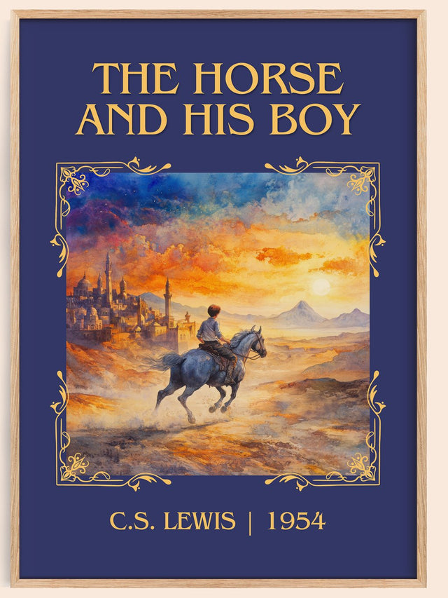The Horse and his Boy Classic Book Art Print by C. S. Lewis