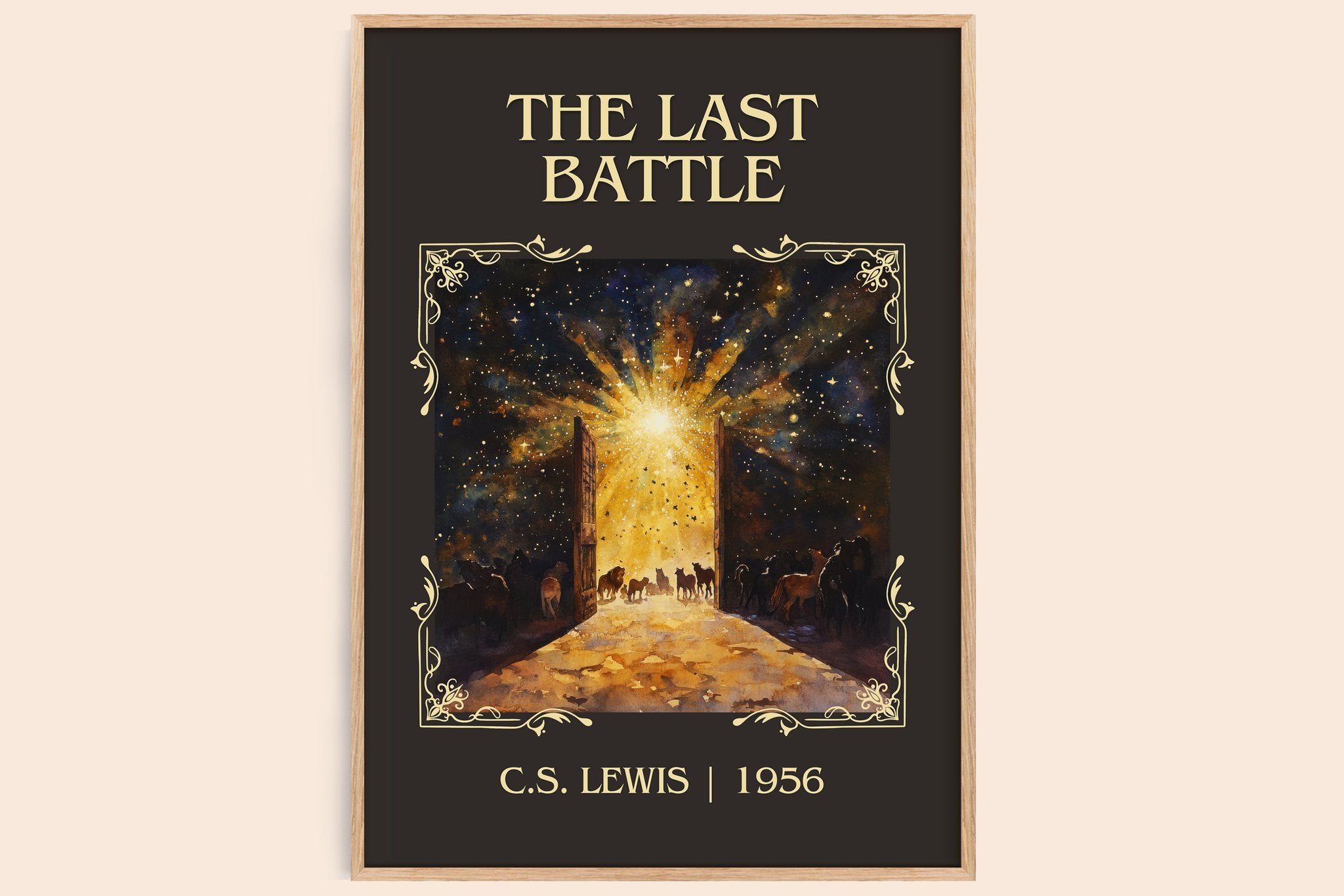 The Last Battle Classic Book Art Print by C. S. Lewis