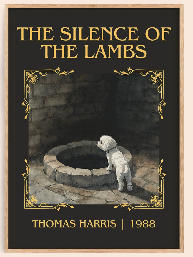 The Silence of the Lambs Classic Book Art Print by Thomas Harris