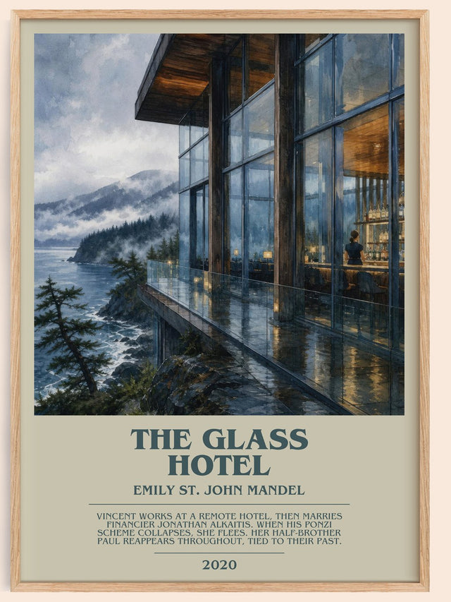 The Glass Hotel Bookish Wall Art by Emily St. John Mandel