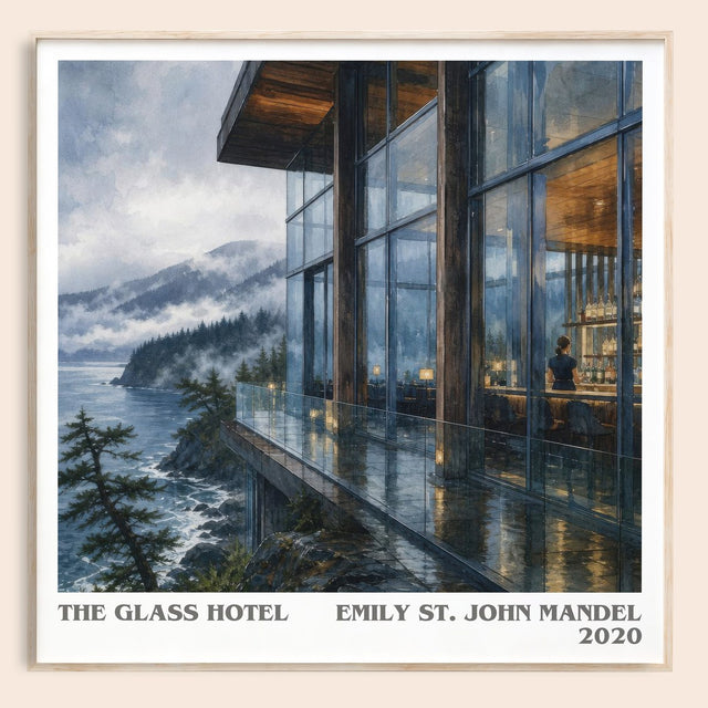The Glass Hotel Literary Art Print by Emily St. John Mandel