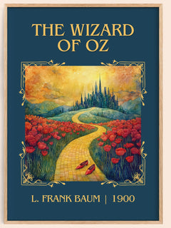 The Wizard Of Oz Classic Book Art Print by L. Frank Baum – book poster