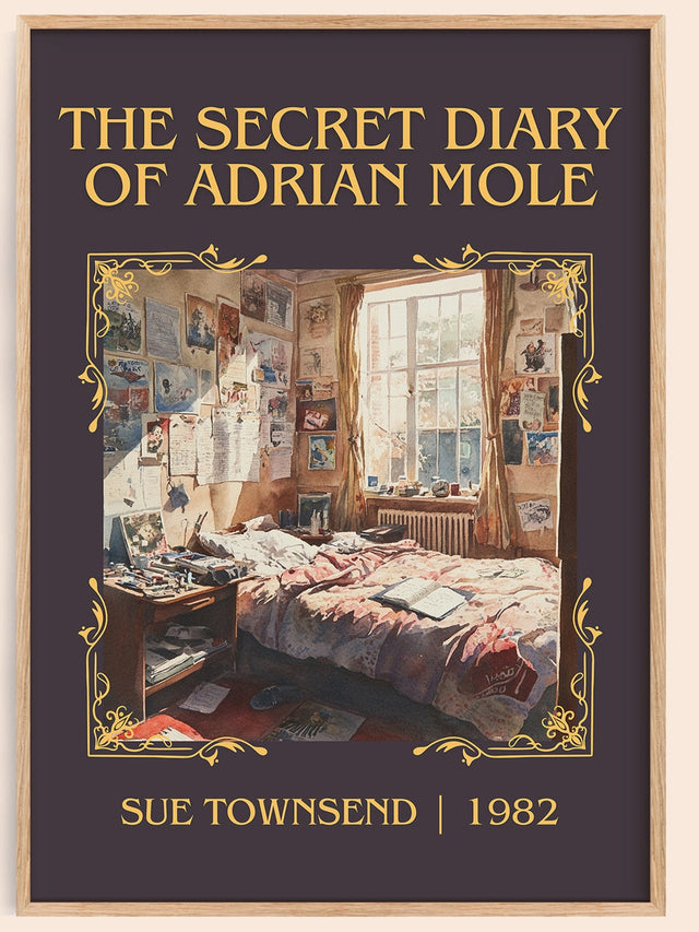 The Secret Diary Of Adrian Mole Classic Book Art Print by Sue Townsend