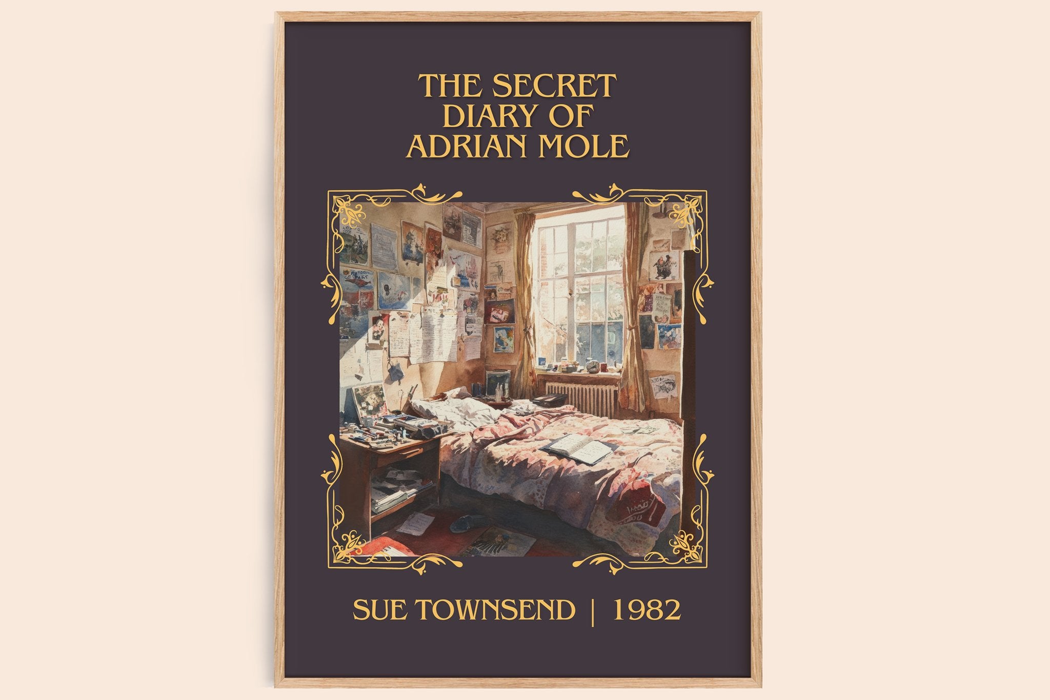 The Secret Diary Of Adrian Mole Classic Book Art Print by Sue Townsend
