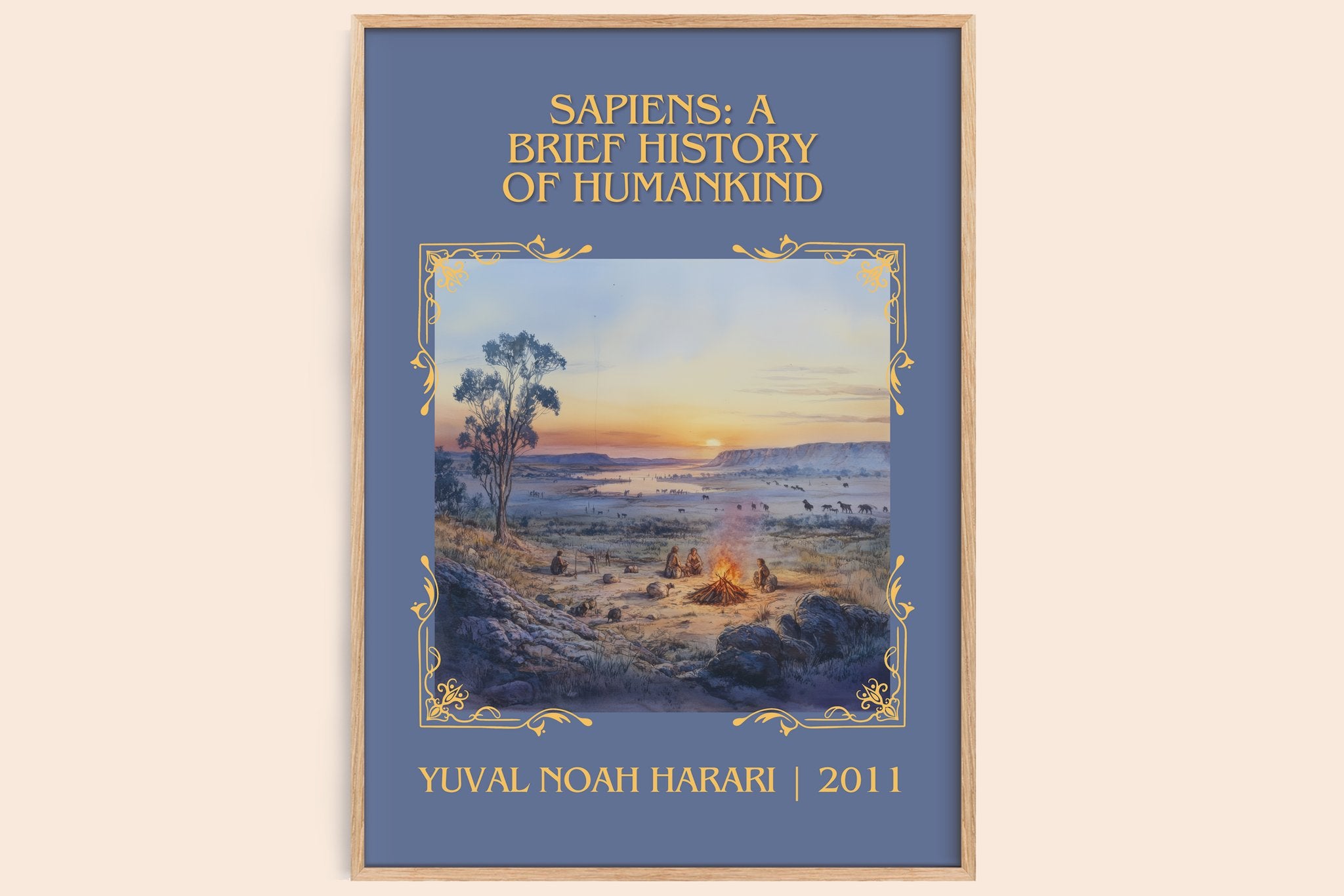 Sapiens: A Brief History of Humankind Classic Book Art Print by Yuval Noah Harari