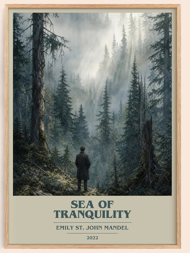 Sea Of Tranquility Book Cover Poster by Emily St. John Mandel