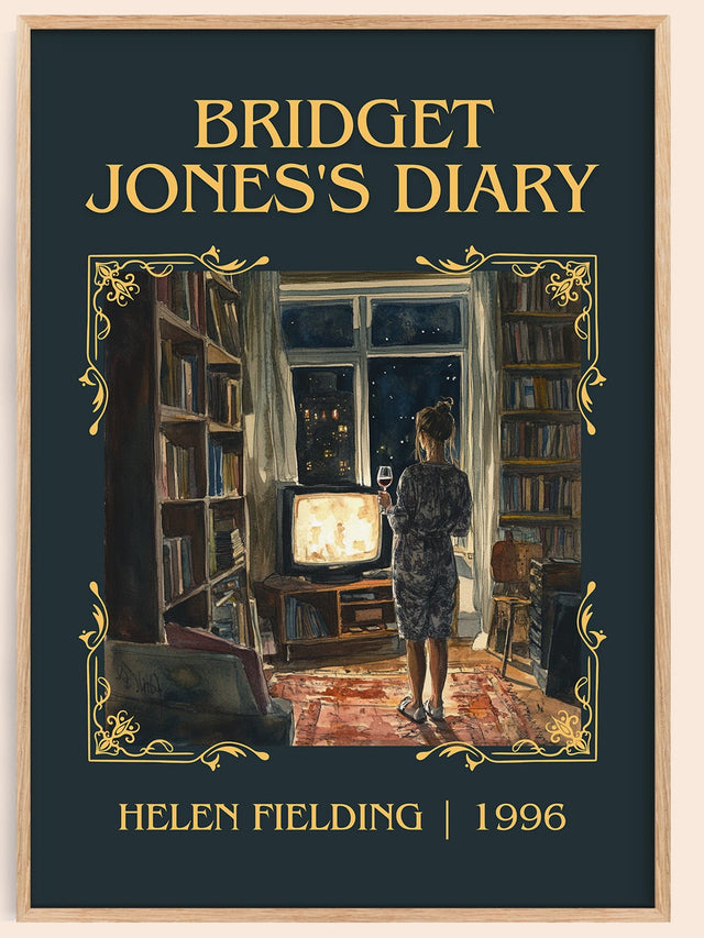 Bridget Jones's Diary Classic Book Art Print by Helen Fielding