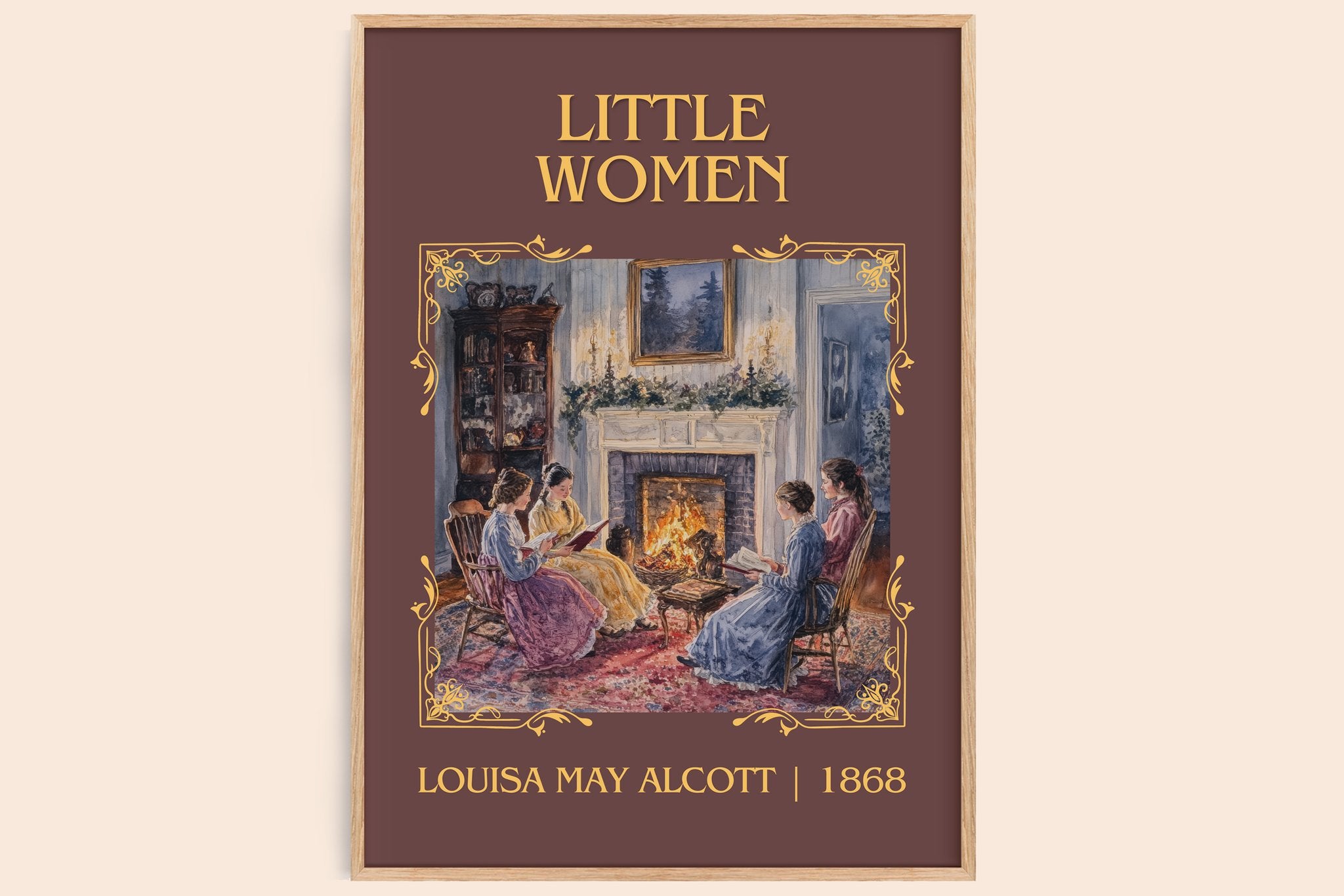 Little Women Classic Book Art Print by Louisa May Alcott