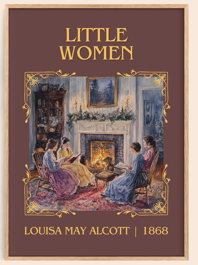 Little Women Classic Book Art Print by Louisa May Alcott