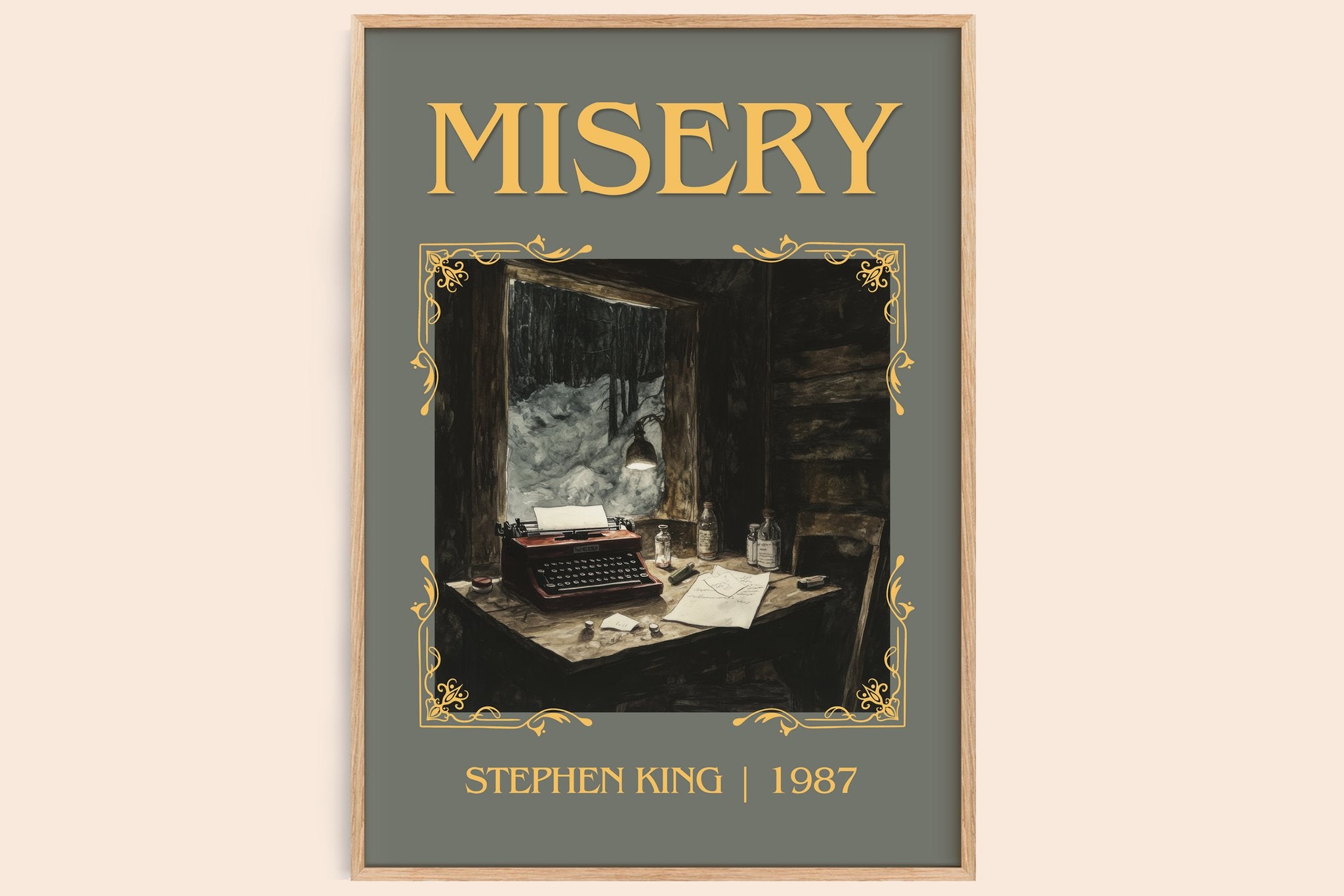 Misery Classic Book Art Print by Stephen King