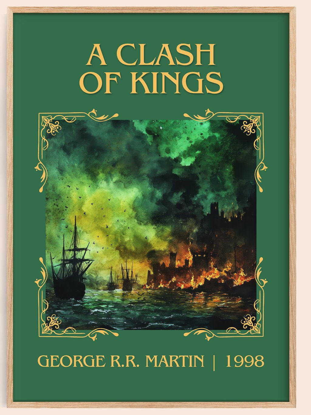 A Clash of Kings Classic Book Art Print by George R. R. Martin