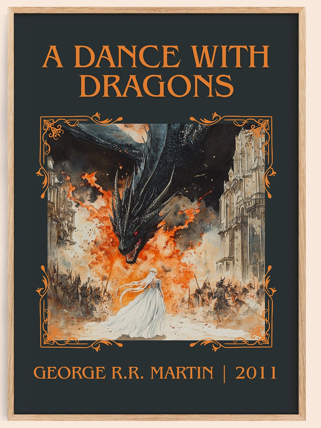 A Dance With Dragons Classic Book Art Print by George R.R. Martin
