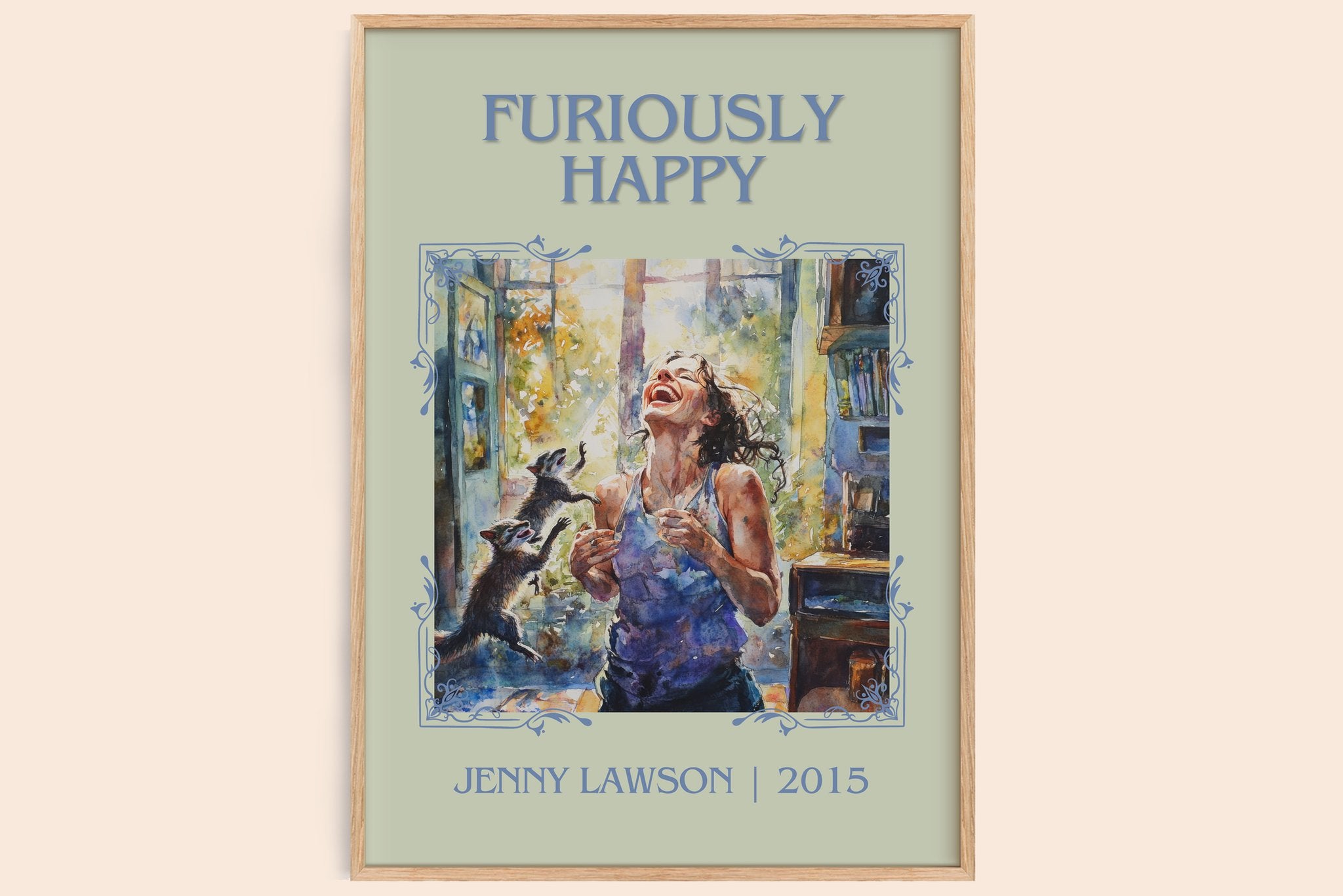 Furiously Happy Classic Book Art Print by Jenny Lawson
