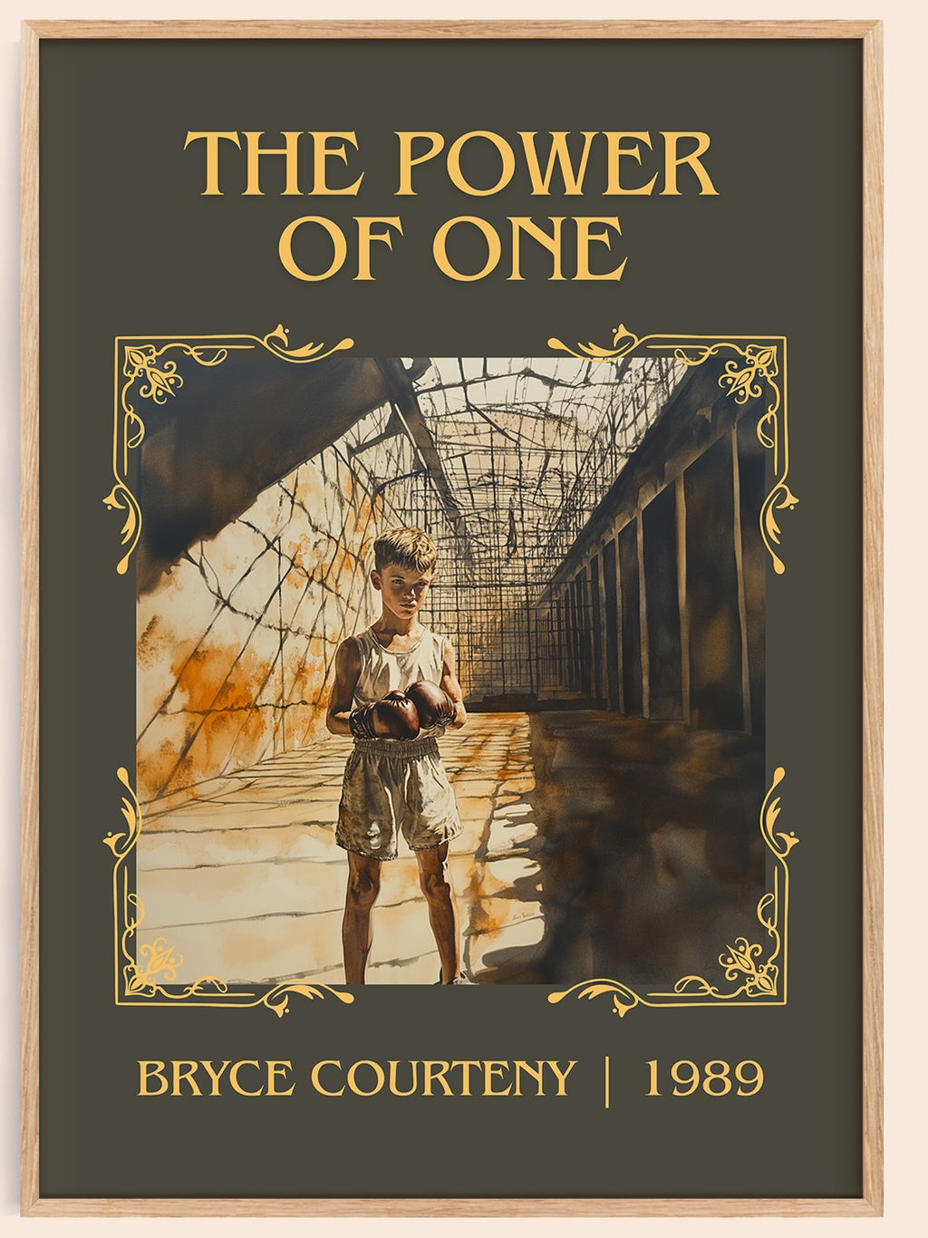 The Power of One Classic Book Art Print by Bryce Courtenay
