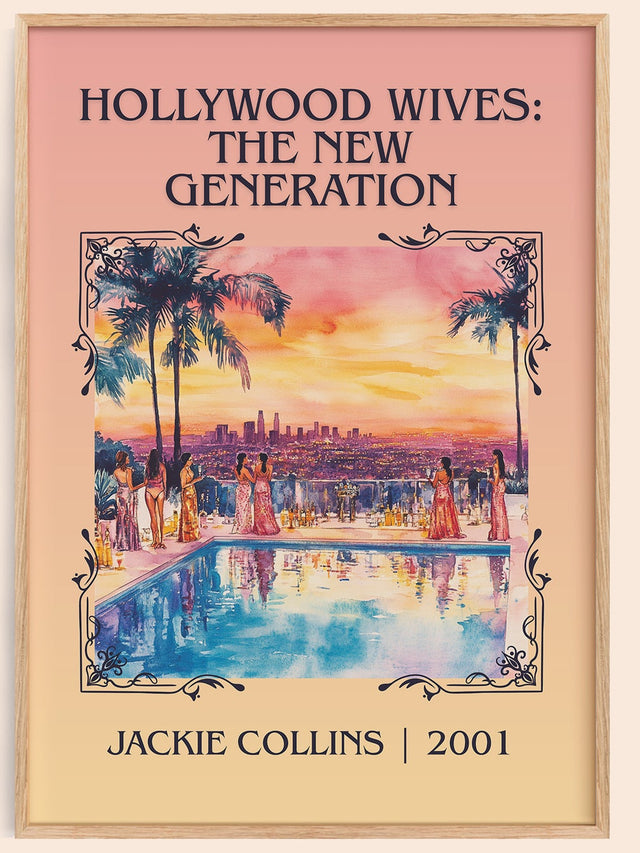 Hollywood Wives: The New Generation Classic Book Art Print – J.