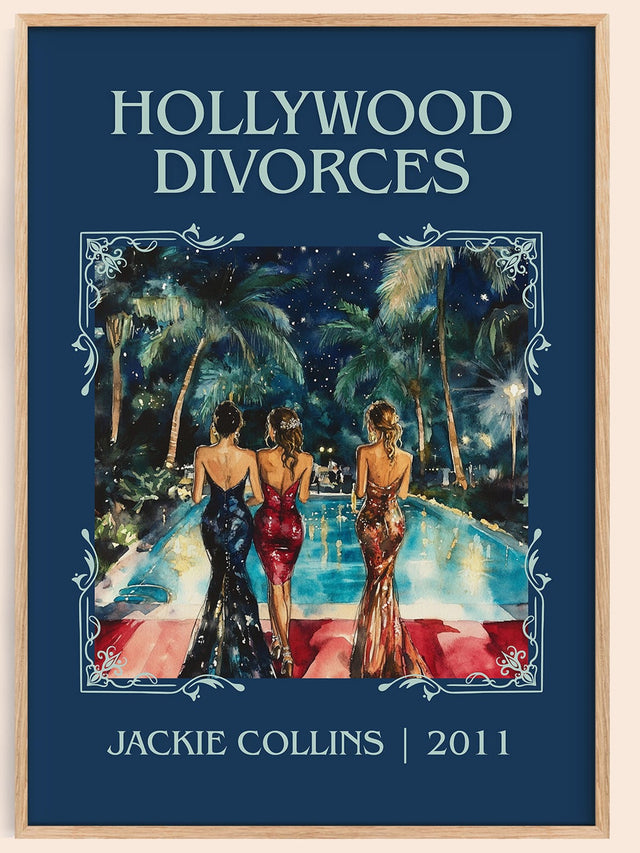 Hollywood Divorces Classic Book Art Print by Jackie Collins