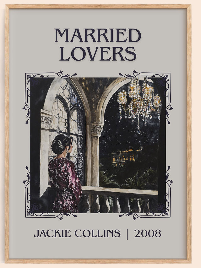Married Lovers Classic Book Art Print by Jackie Collins
