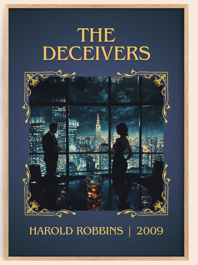 The Deceivers Classic Book Art Print by Harold Robbins