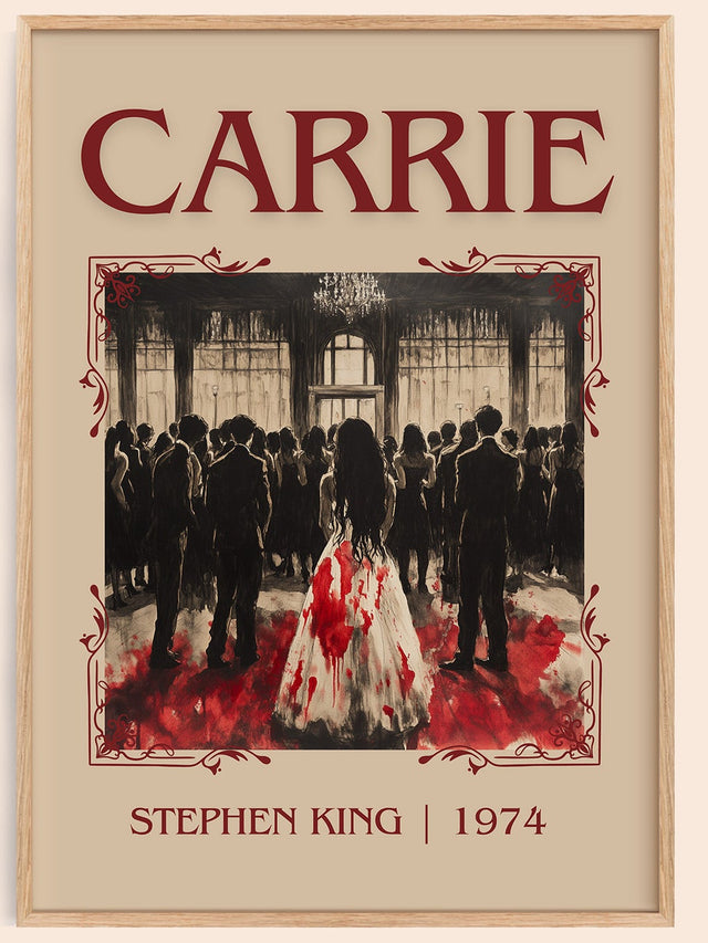 Carrie Classic Book Art Print by Stephen King