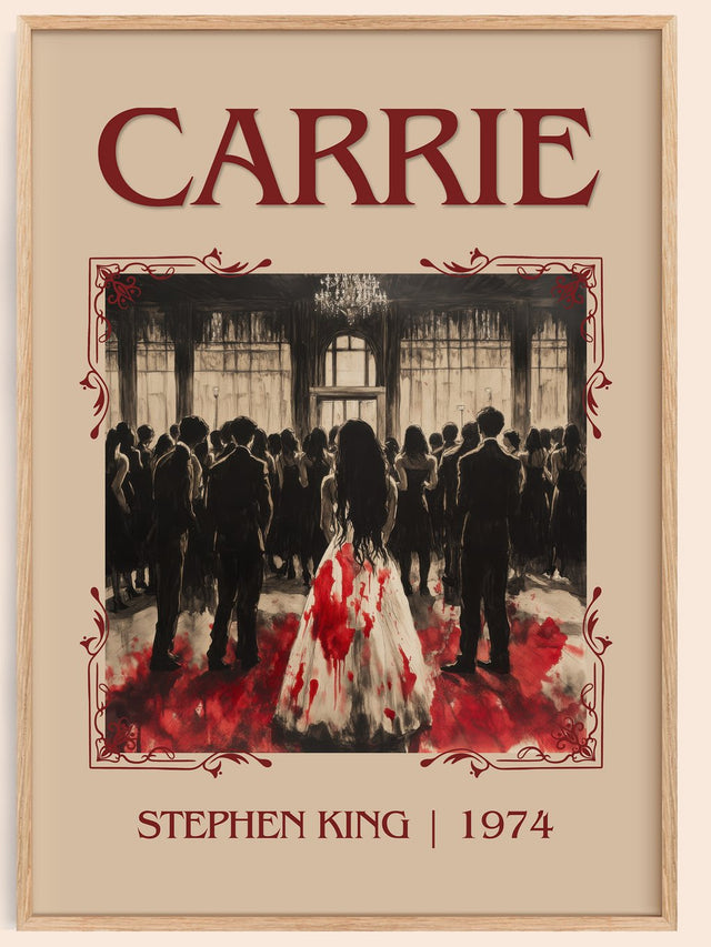 Carrie Classic Book Art Print by Stephen King