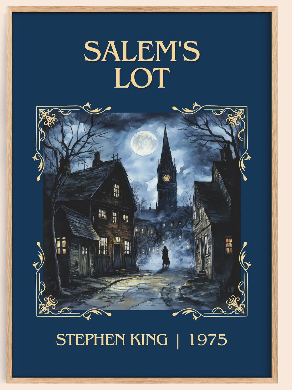 Salem's Lot Classic Book Art Print by Stephen King