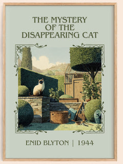 Mystery of the Disappearing Cat Classic Book Art Print by Enid Blyton