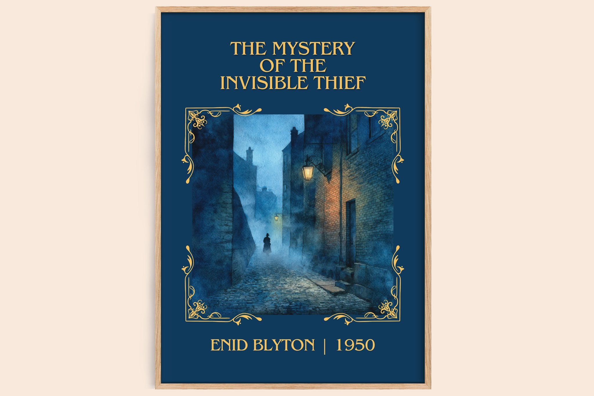 Mystery of the Invisible Thief Classic Book Art Print by Enid Blyton