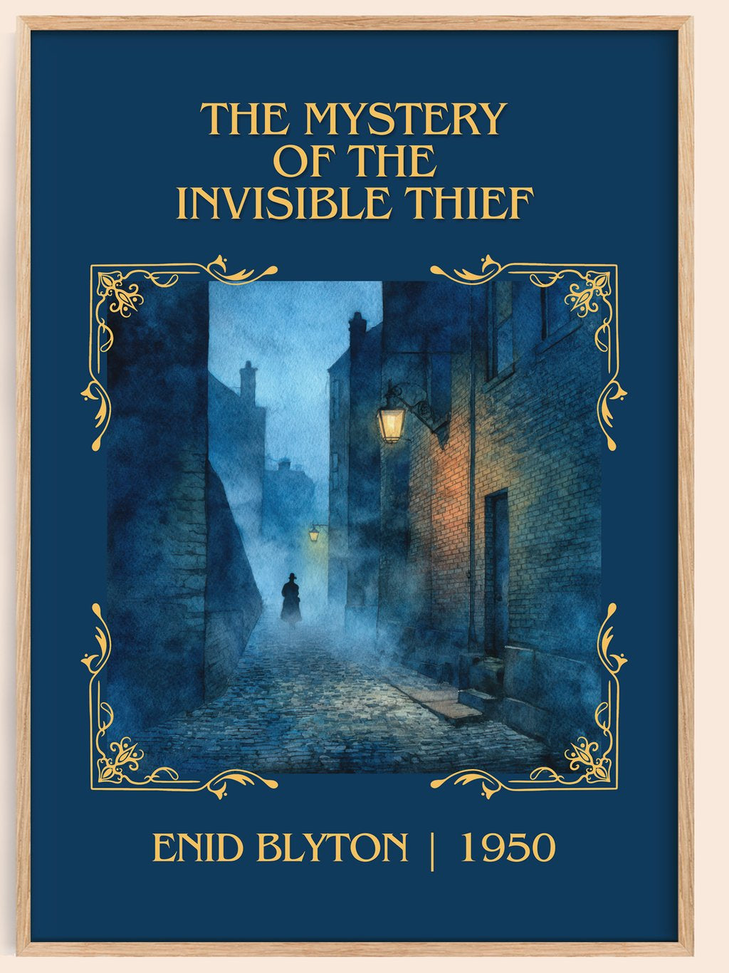 Mystery of the Invisible Thief Classic Book Art Print by Enid Blyton