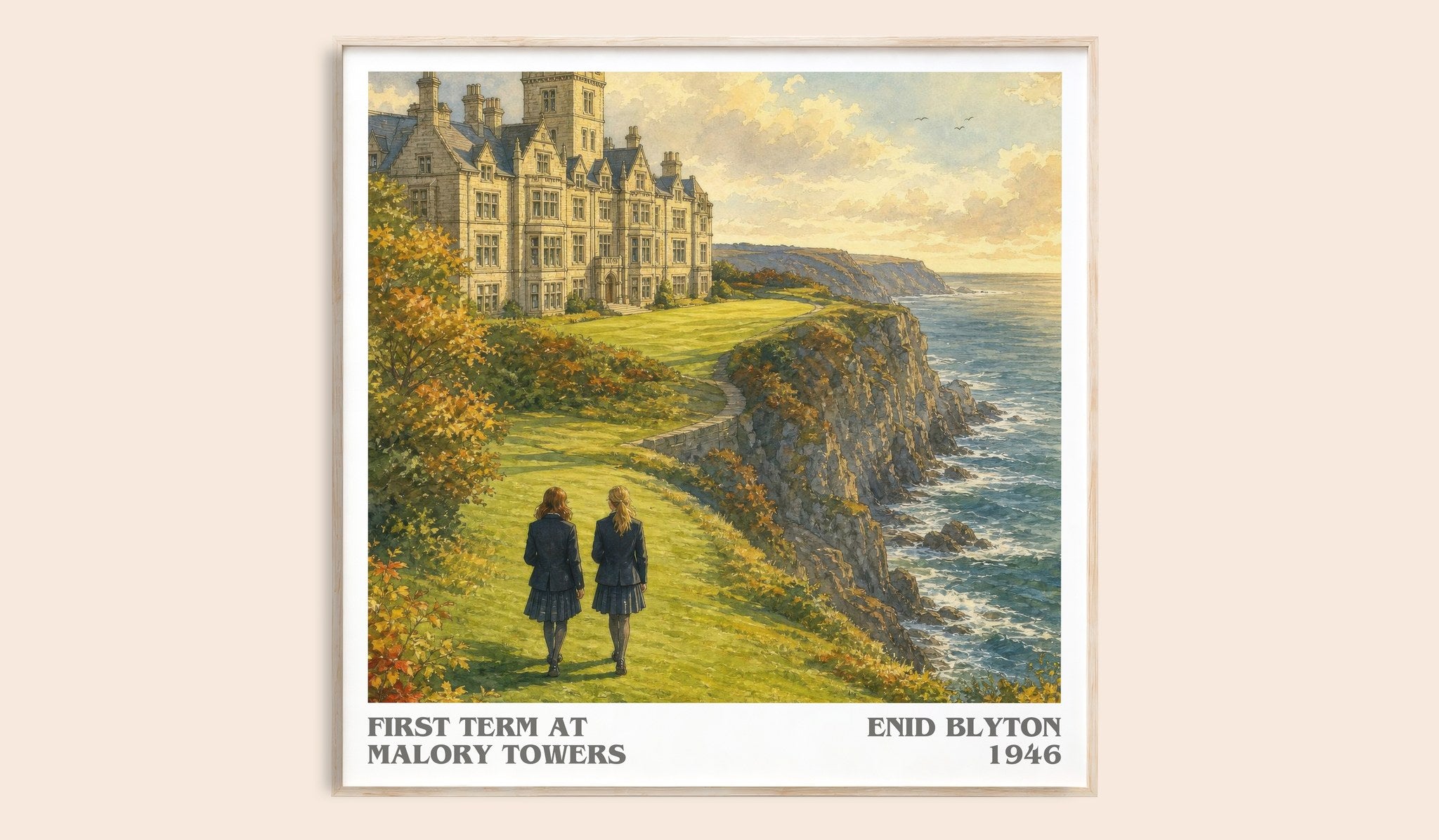 First Term At Malory Towers Literary Art Print by Enid Blyton