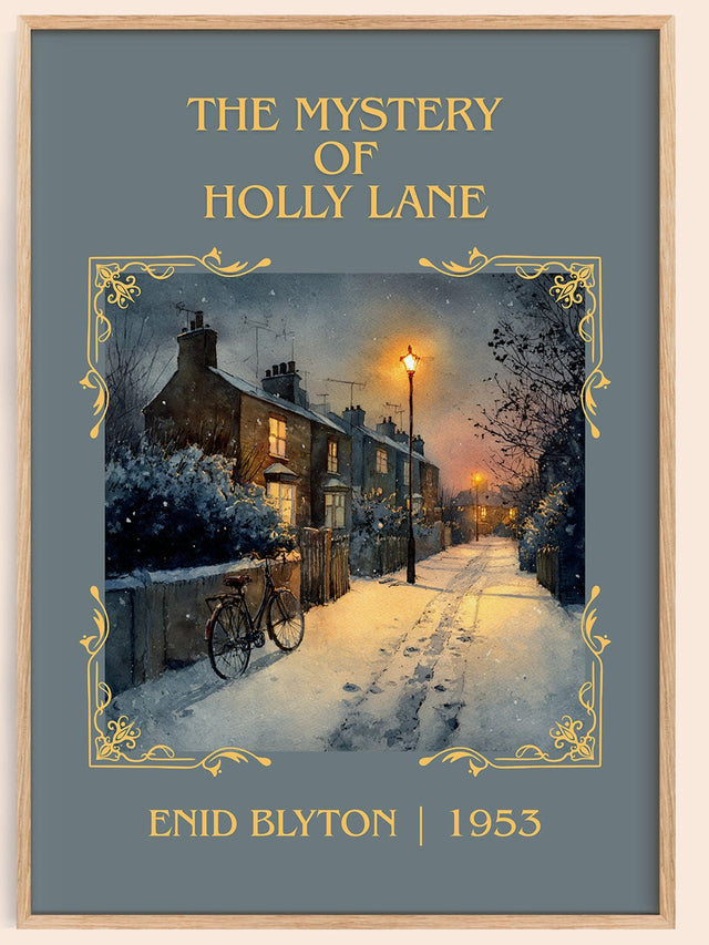 The Mystery of Holly Lane Classic Book Art Print by Enid Blyton