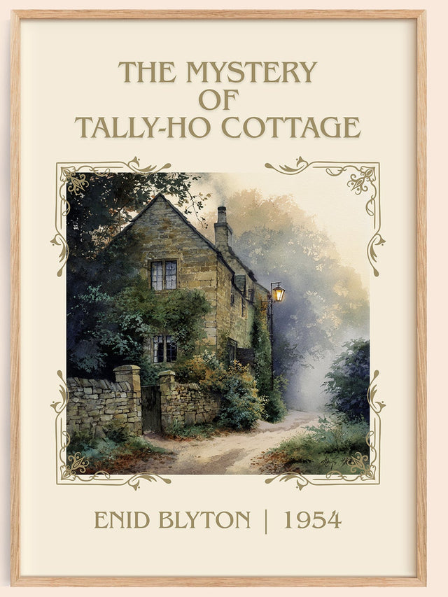 The Mystery of Tally-ho Cottage Classic Book Art Print by Enid Blyton