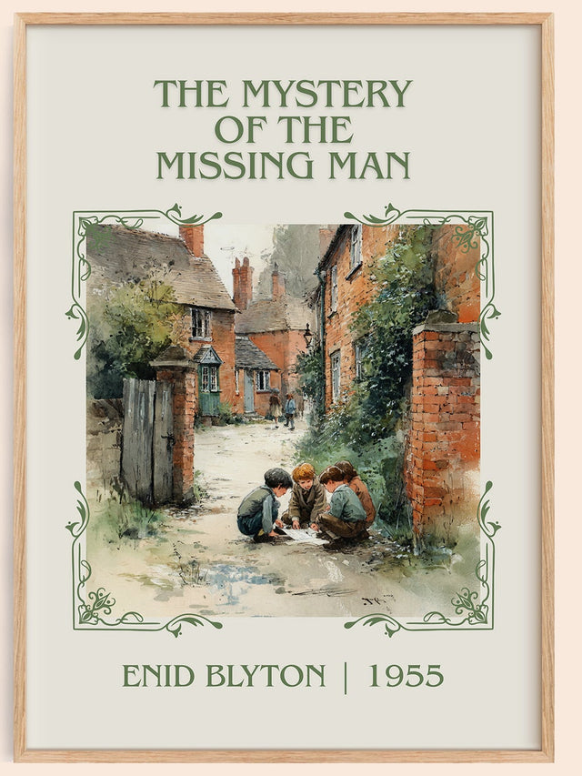 The Mystery Of The Missing Man Classic Book Art Print by Enid Blyton