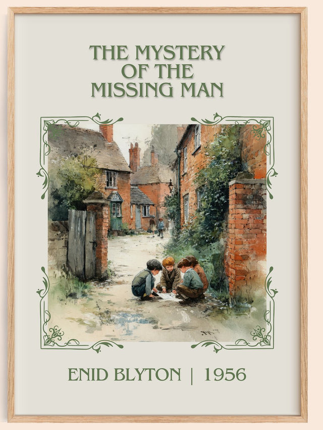 The Mystery Of The Missing Man Classic Book Art Print by Enid Blyton