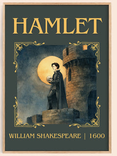 Hamlet Classic Book Art Print by William Shakespeare