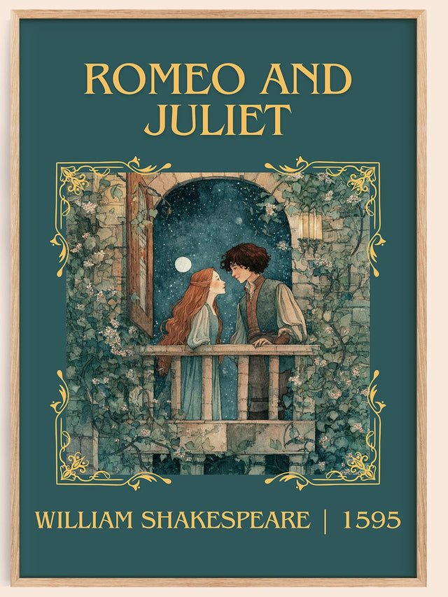 Romeo and Juliet Classic Book Art Print by William Shakespeare