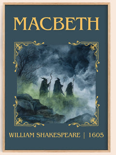 Macbeth Classic Book Art Print by William Shakespeare