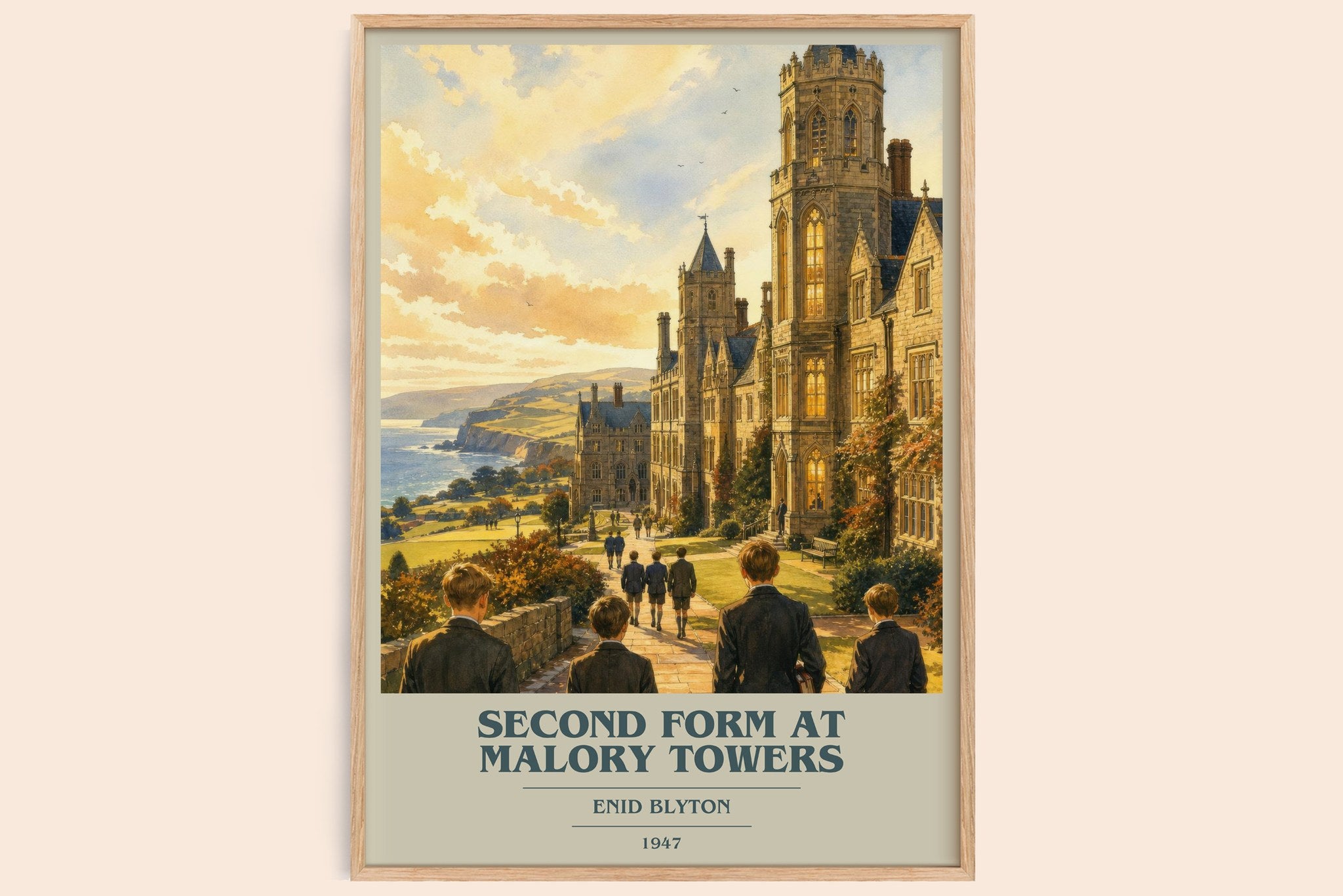 Second Form At Malory Towers Book Cover Poster by Enid Blyton