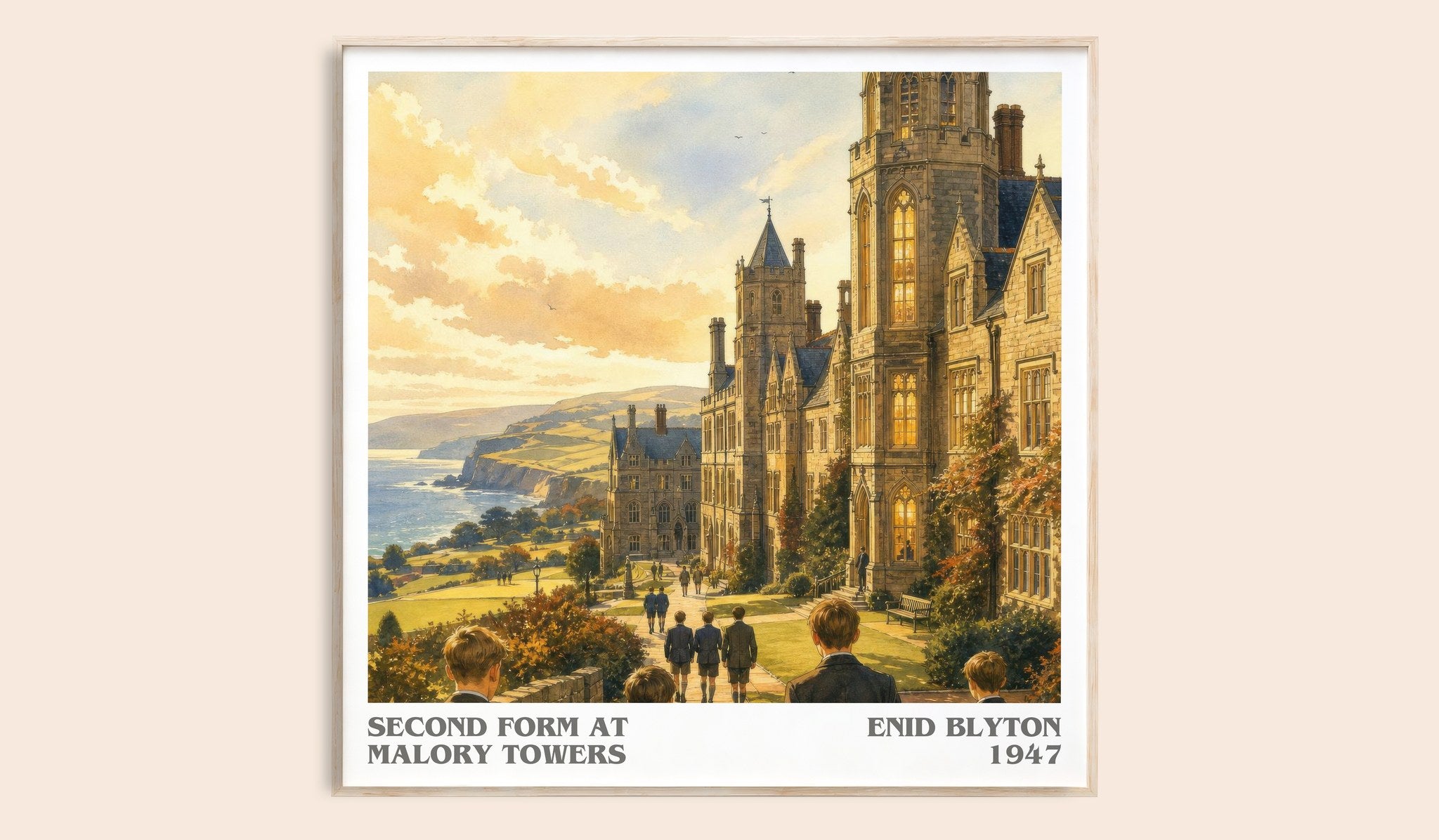 Second Form At Malory Towers Literary Art Print by Enid Blyton