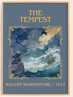 The Tempest Classic Book Art Print by William Shakespeare
