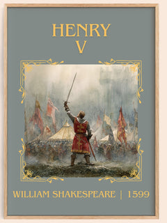 Henry V Classic Book Art Print by William Shakespeare