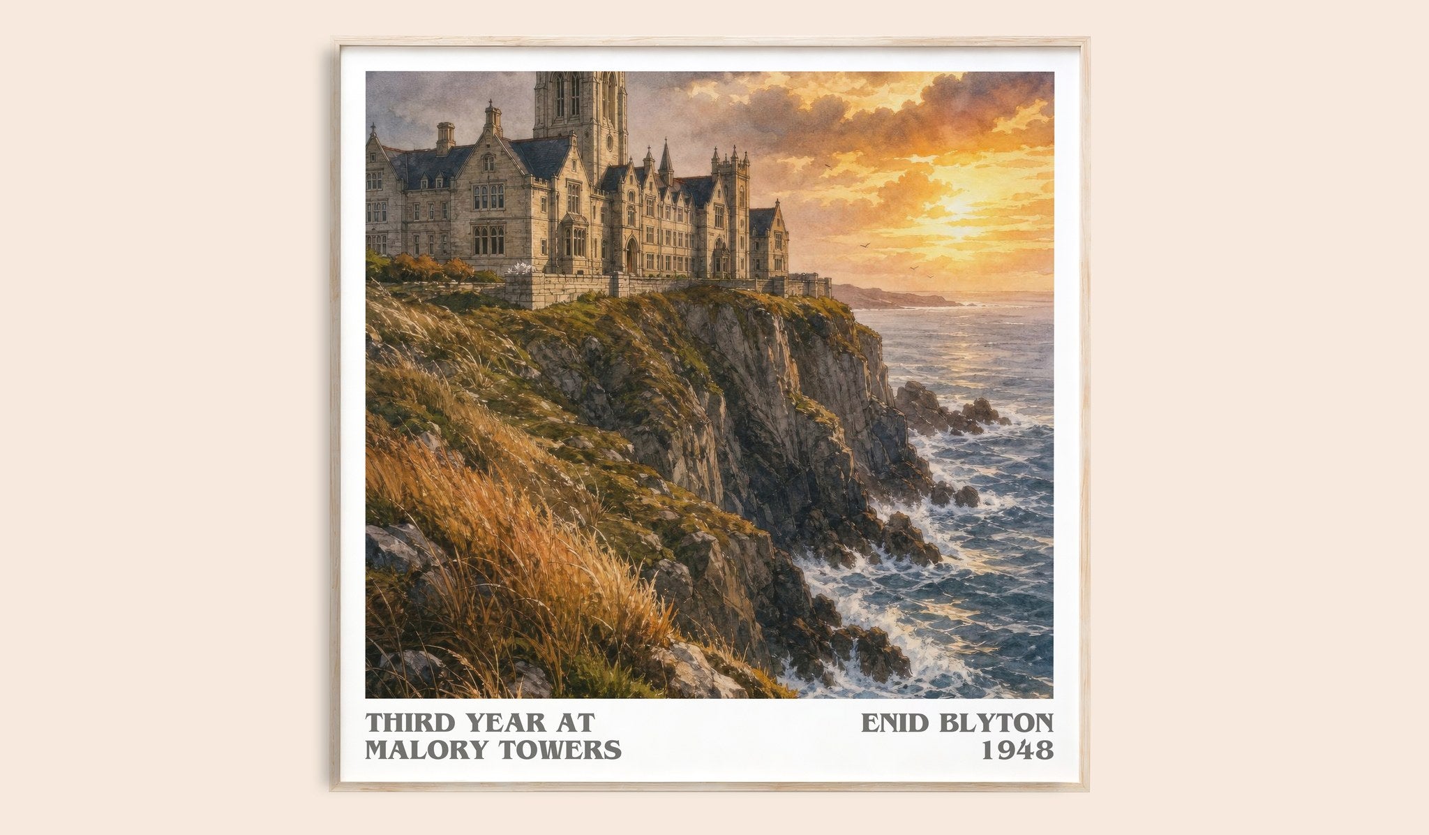 Third Year At Malory Towers Literary Art Print by Enid Blyton