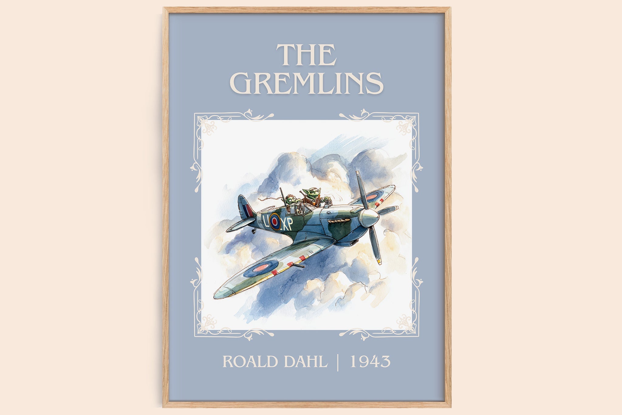 The Gremlins Classic Book Art Print by Roald Dahl