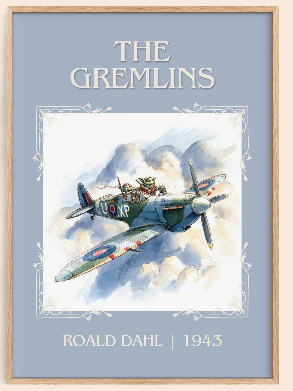 The Gremlins Classic Book Art Print by Roald Dahl