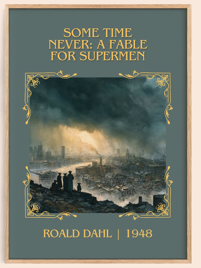 Some Time Never: A Fable for Supermen Classic Book Art Print by Roald Dahl
