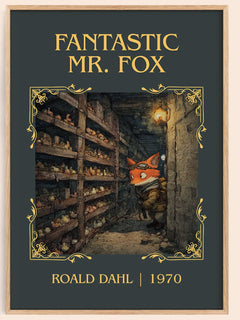 Fantastic Mr. Fox Classic Book Art Print by Roald Dahl