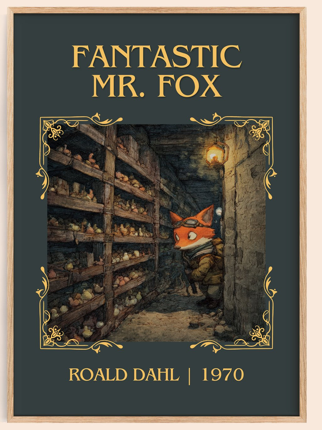 Fantastic Mr. Fox Classic Book Art Print by Roald Dahl