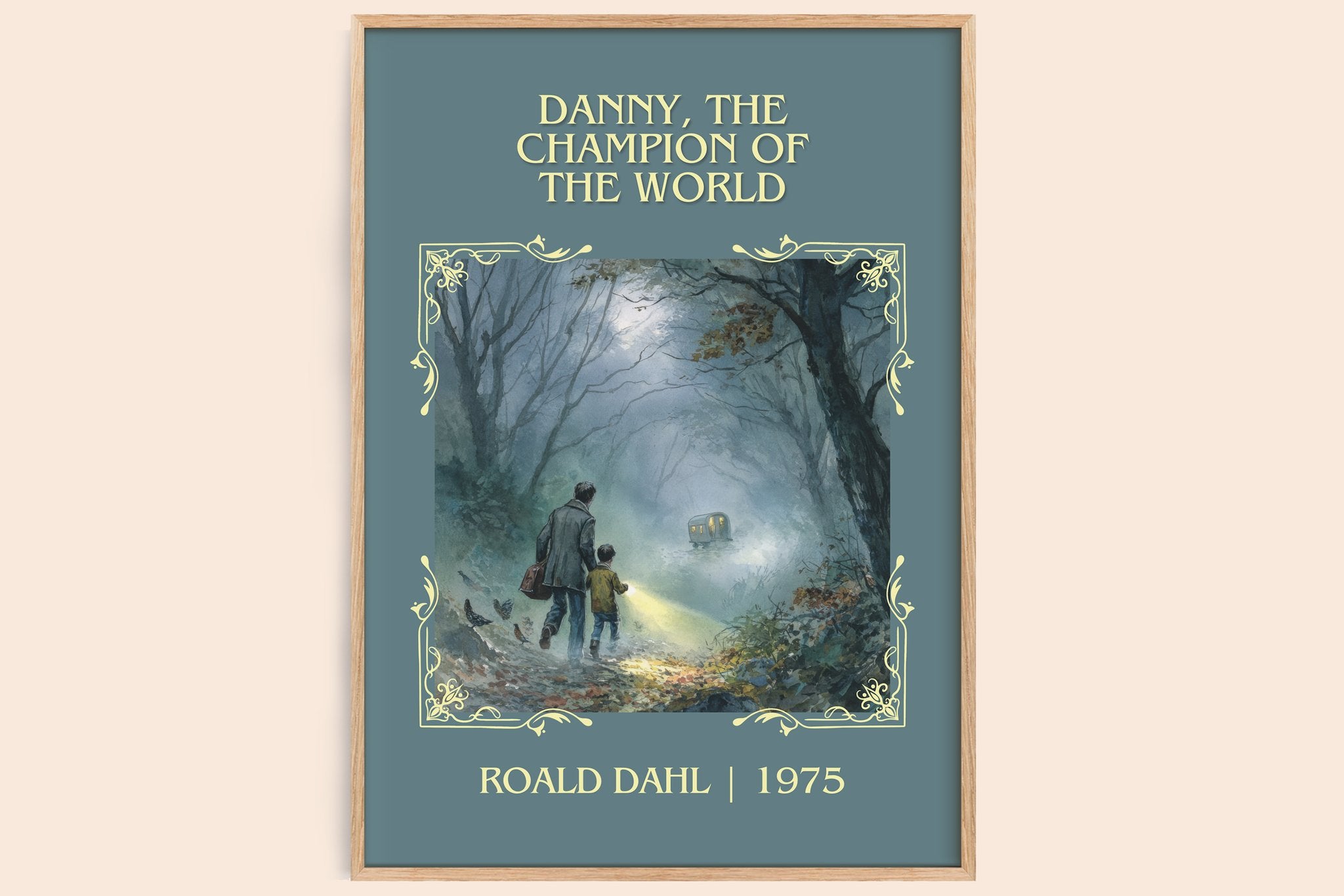 Danny, The Champion Of The World Classic Book Art Print by Roald Dahl