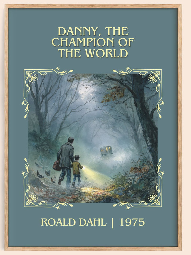 Danny, The Champion Of The World Classic Book Art Print by Roald Dahl