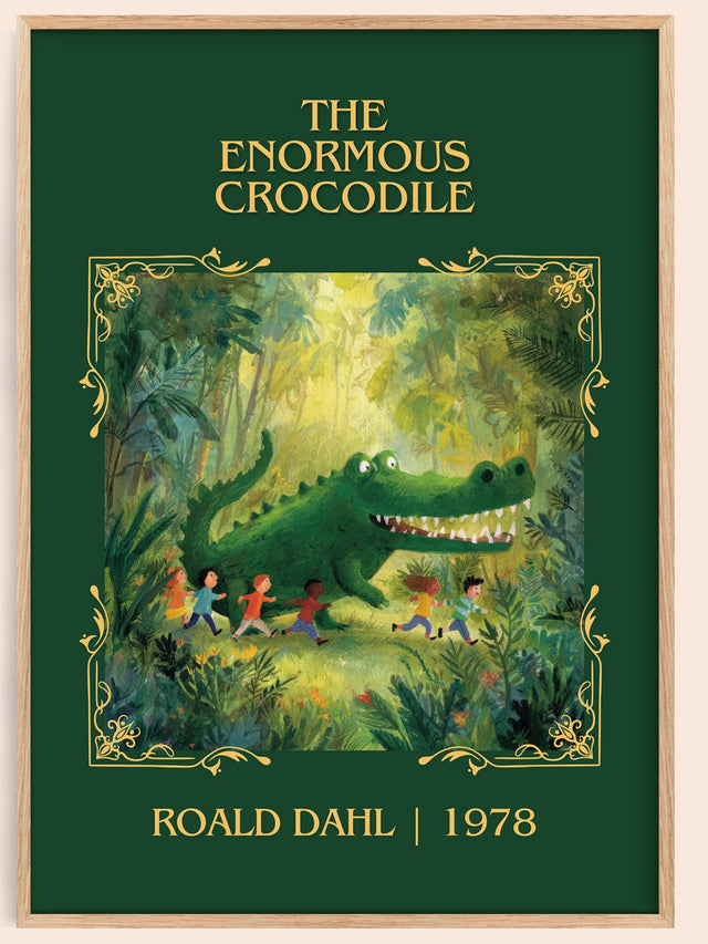 The Enormous Crocodile Classic Book Art Print by Roald Dahl