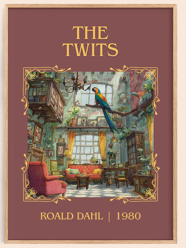 The Twits Classic Book Art Print by Roald Dahl